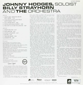 LP plošča Johnny Hodges - Johnny Hodges With Billy Strayhorn (2 LP) - 2