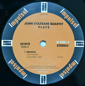 LP John Coltrane Quartet - John Coltrane Quartet Plays (2 LP) - 12