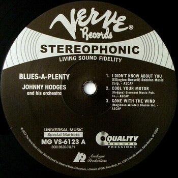 Vinyylilevy Johnny Hodges - Blues A Plenty (2 LP) - 5