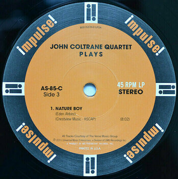 Vinyl Record John Coltrane Quartet - John Coltrane Quartet Plays (2 LP) - 13