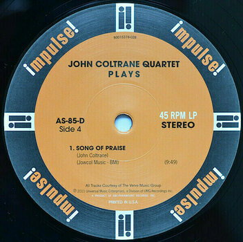 Грамофонна плоча John Coltrane Quartet - John Coltrane Quartet Plays (2 LP) - 14