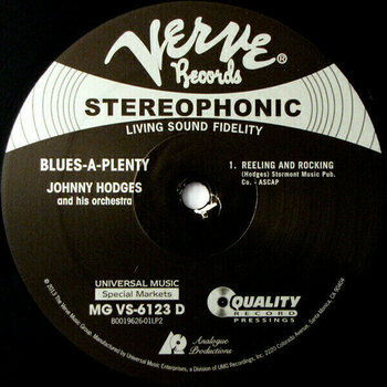 LP Johnny Hodges - Blues A Plenty (2 LP) - 8