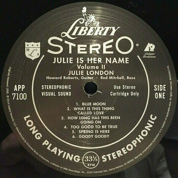 Disco de vinilo Julie London - Julie Is Her Name Vol. 2 (LP) - 5