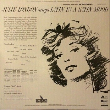 Disco de vinilo Julie London - Latin In A Satin Mood (LP) - 4