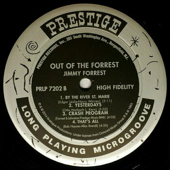 Vinylplade Jimmy Forrest - Out of the Forrest (LP) - 5