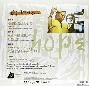 Vinylskiva Hugh Masekela - Hope (2 LP) - 2