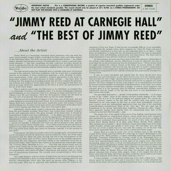 Disco de vinilo Jimmy Reed - Jimmy Reed at Carnegie Hall (2 LP) - 3