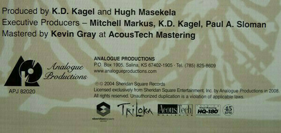LP Hugh Masekela - Hope (2 LP) - 6