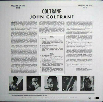 Vinyl Record John Coltrane - Coltrane (Prestige) (LP) - 3