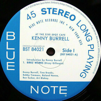 Vinyl Record Kenny Burrell - On View at the Five Spot Cafe (2 LP) - 5