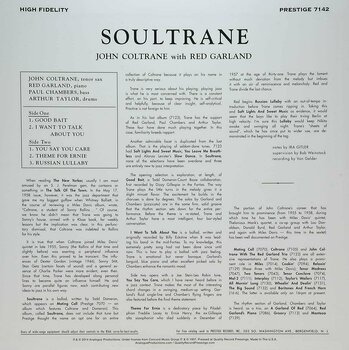 Vinyl Record John Coltrane - Soultrane (LP) - 2