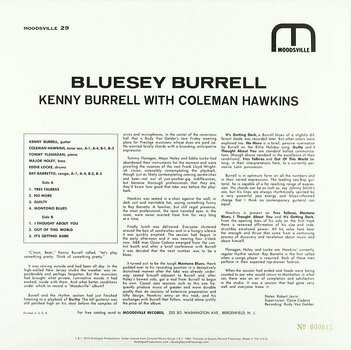 Vinylplade Kenny Burrell - Bluesy Burrell (LP) - 3