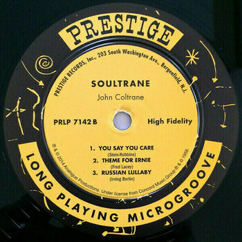 Hanglemez John Coltrane - Soultrane (LP) - 4