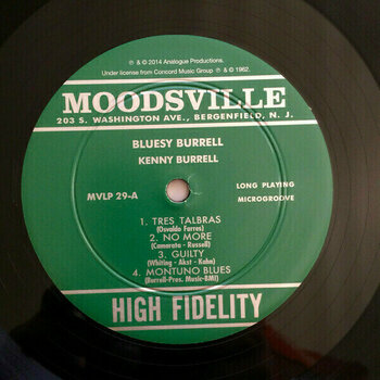 Vinylskiva Kenny Burrell - Bluesy Burrell (LP) - 4