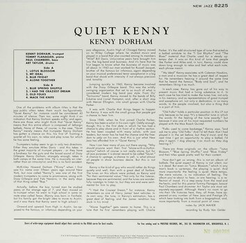 Hanglemez Kenny Dorham - Quiet Kenny (LP) - 2