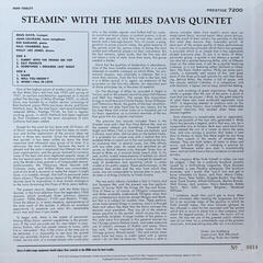 Hanglemez Miles Davis Quintet - Steamin' With The Miles Davis Quintet (LP) - 3