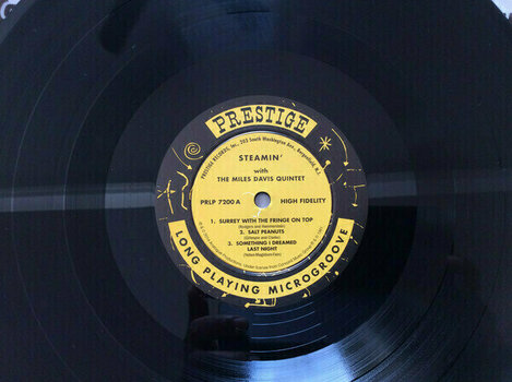 Vinyl Record Miles Davis Quintet - Steamin' With The Miles Davis Quintet (LP) - 5