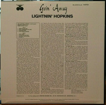 Vinyylilevy Lightnin' Hopkins - Goin' Away (LP) - 4