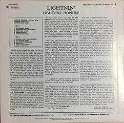 Disque vinyle Lightnin' Hopkins - Lightnin' (Reissue) (Repress) (180g) (LP) - 3