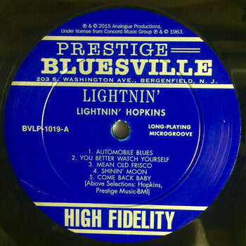 Vinyl Record Lightnin' Hopkins - Lightnin' (LP) - 4