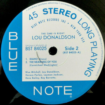 Vinyl Record Lou Donaldson - The Time Is Right (2 LP) - 6