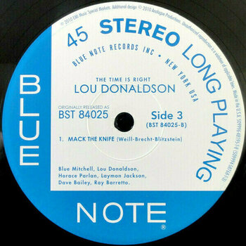 Disque vinyle Lou Donaldson - The Time Is Right (2 LP) - 7