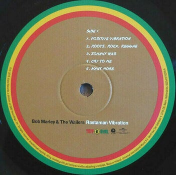 Vinylskiva Bob Marley & The Wailers - Rastaman Vibration (LP) - 6