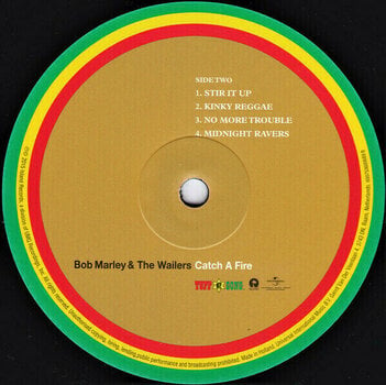 Vinyl Record Bob Marley & The Wailers - Catch A Fire (LP) - 5