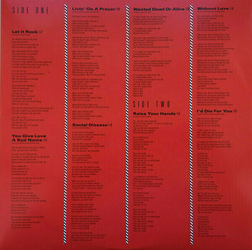 Vinyl Record Bon Jovi - Slippery When Wet (LP) - 4
