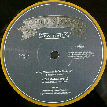 Vinyl Record Bon Jovi - New Jersey (2 LP) - 7