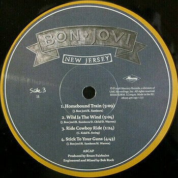 Vinyl Record Bon Jovi - New Jersey (2 LP) - 9