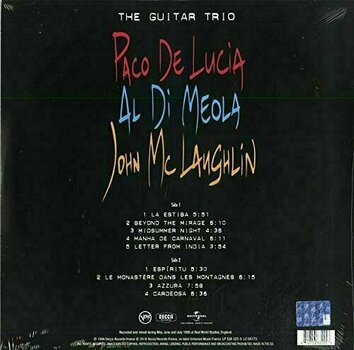 Vinylplade Paco de Lucía - Guitar Trio (LP) - 2