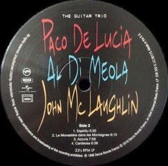 Hanglemez Paco de Lucía - Guitar Trio (LP) - 4