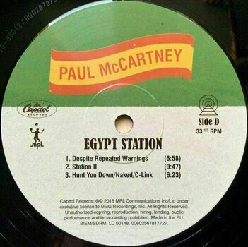 Vinyl Record Paul McCartney - Egypt Station (2 LP) - 11