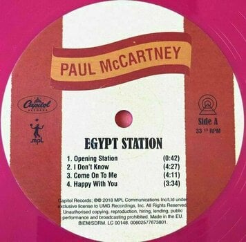 Vinyl Record Paul McCartney - Egypt Station (Coloured) (LP) - 4
