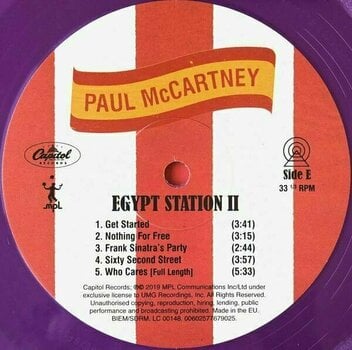 Disque vinyle Paul McCartney - Egypt Station (Coloured) (LP) - 23