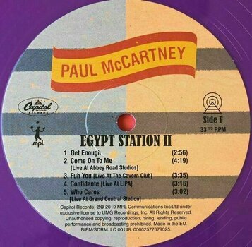 Vinyl Record Paul McCartney - Egypt Station (Coloured) (LP) - 24