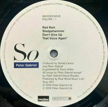 Hanglemez Peter Gabriel - So (LP) - 4