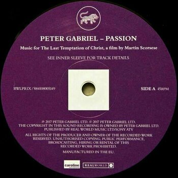 LP Peter Gabriel - Passion (3 LP) - 18