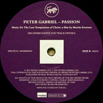 Disque vinyle Peter Gabriel - Passion (3 LP) - 20