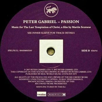 Vinyl Record Peter Gabriel - Passion (3 LP) - 21