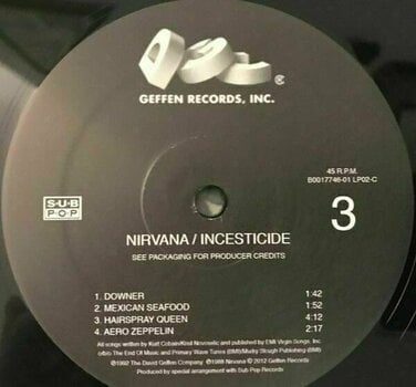 Disque vinyle Nirvana - Incesticide (2 LP) - 5