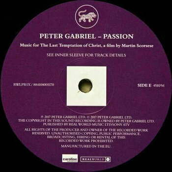 Disque vinyle Peter Gabriel - Passion (3 LP) - 26