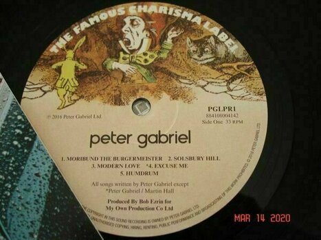 Vinyl Record Peter Gabriel - Car (LP) - 3