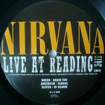 Disque vinyle Nirvana - Live At Reading (2 LP) - 2