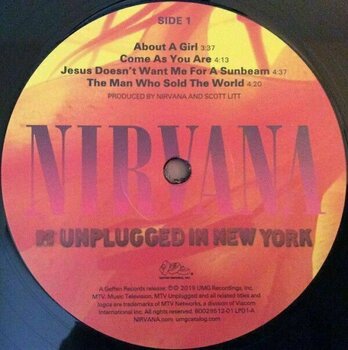 Vinyl Record Nirvana - MTV Unplugged In New York (2 LP) - 3