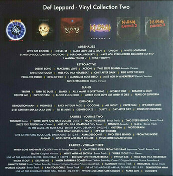Vinyylilevy Def Leppard - The Vinyl Collection Volume Two (10 LP) - 4