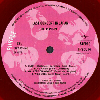 Vinylplade Deep Purple - Last Concert In Japan (LP) - 5