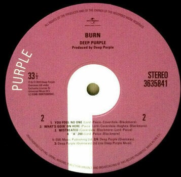 Vinyl Record Deep Purple - Burn (LP) - 5