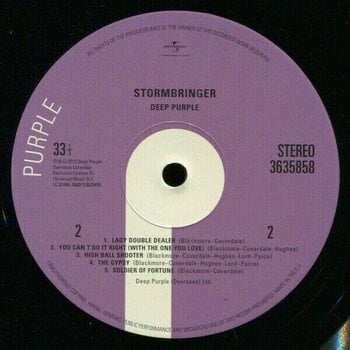 Vinylskiva Deep Purple - Stormbringer (LP) - 5